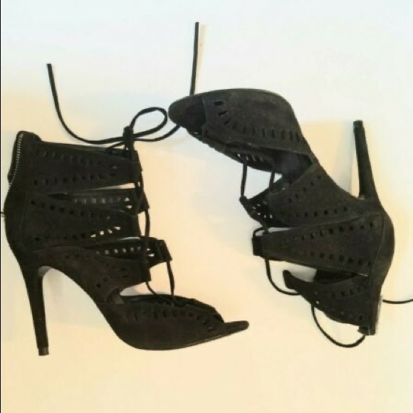 Zara Lace Up Heels - Picture 7 of 7